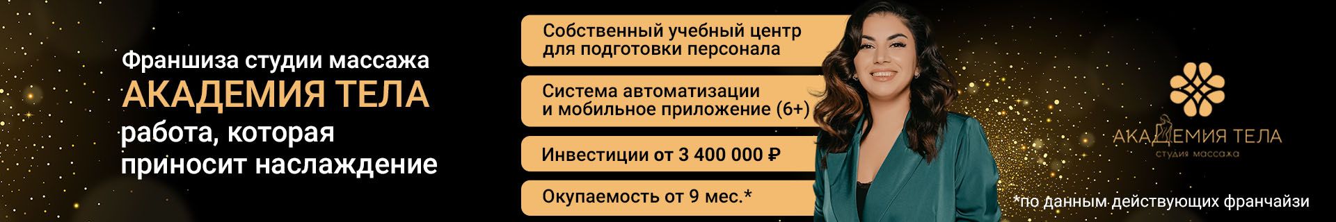 Франшиза студии массажа «Академия тела»